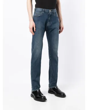 Emporio Armani J45ストレートレッグ ツイルデニムジーンズ - サムネイル3