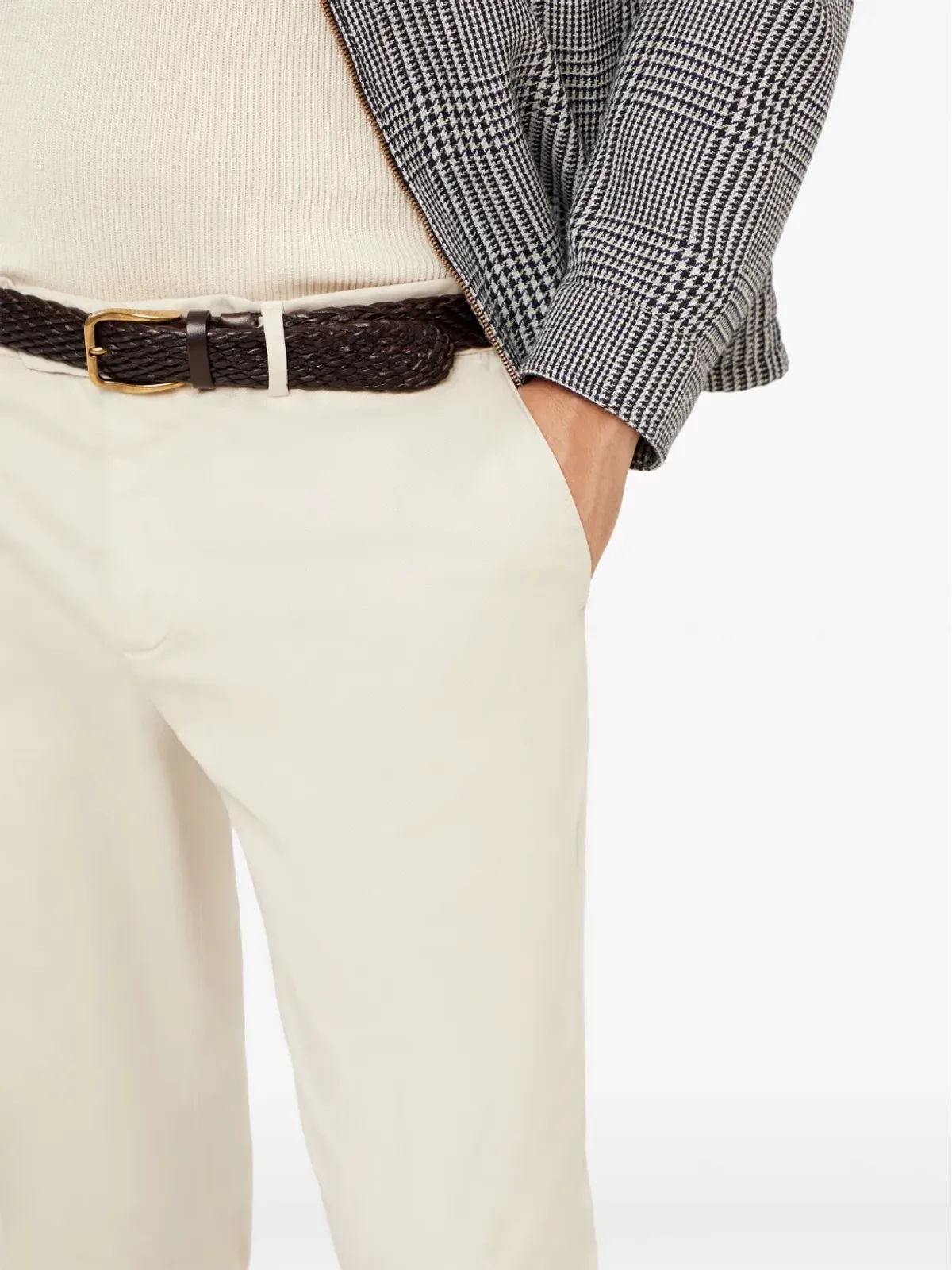 Brunello Cucinelli テーパードレッグ チノパンツ - 画像5