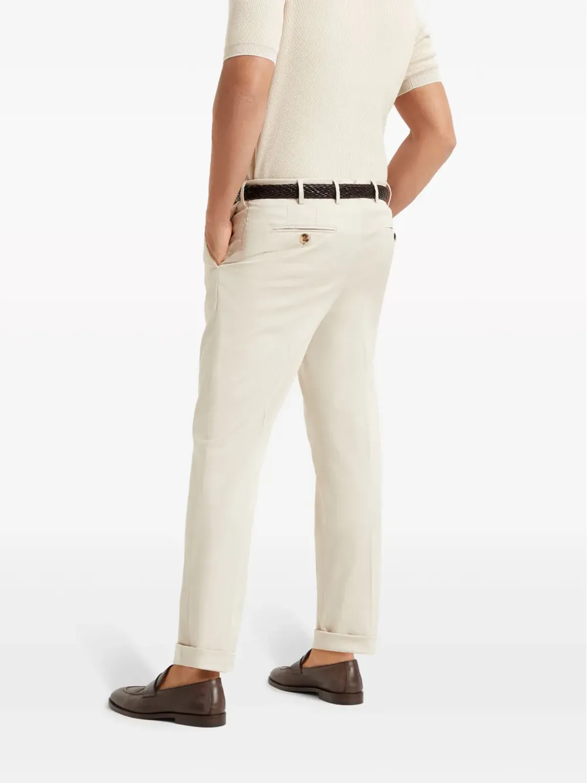 Brunello Cucinelli テーパードレッグ チノパンツ - 画像4