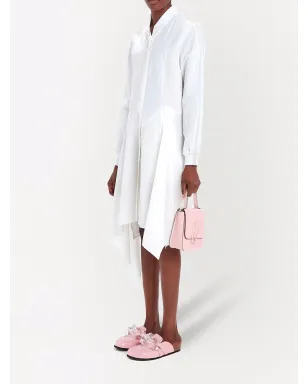 JW Anderson ボンバースタイル・ポプリン・シャツドレス（ホワイト） - サムネイル3