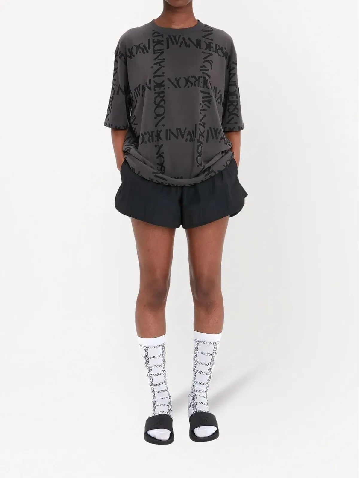 JW Anderson ロゴプリント Tシャツ - 画像2