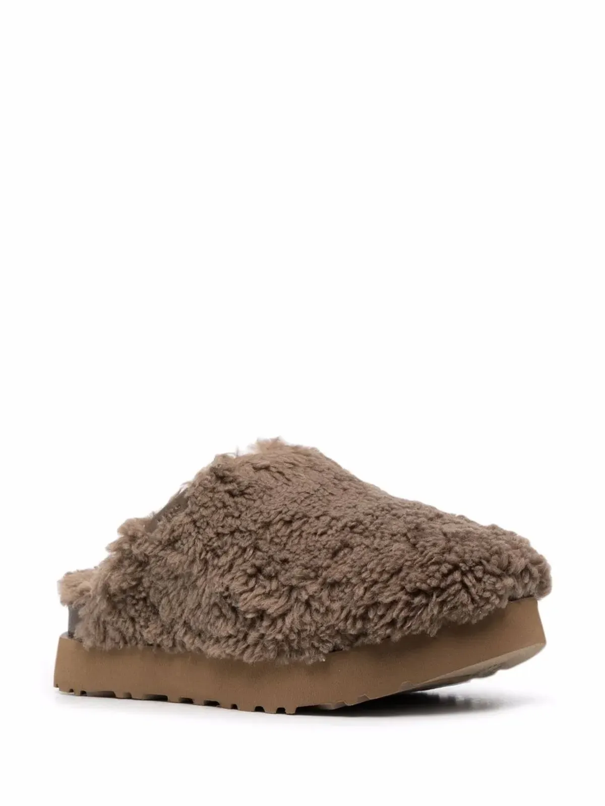 UGG プラットフォームシアリングスリッパ ブラウン - 画像2