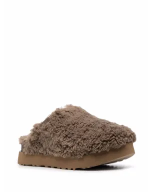 UGG プラットフォームシアリングスリッパ ブラウン - サムネイル2