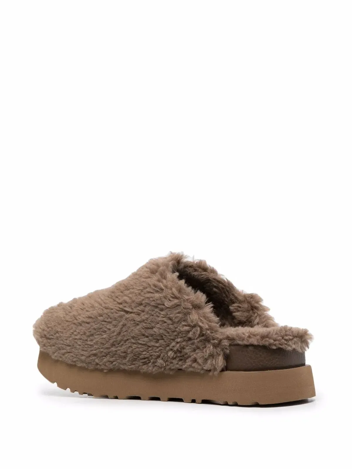 UGG プラットフォームシアリングスリッパ ブラウン - 画像3