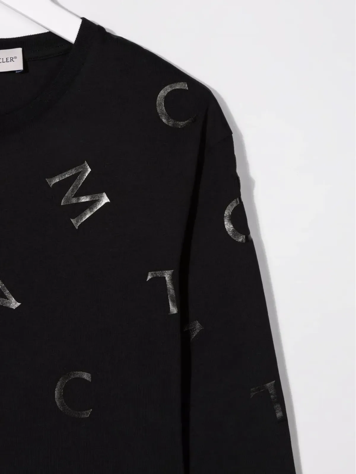 Moncler Enfant ロゴプリント長袖トップ - 画像3
