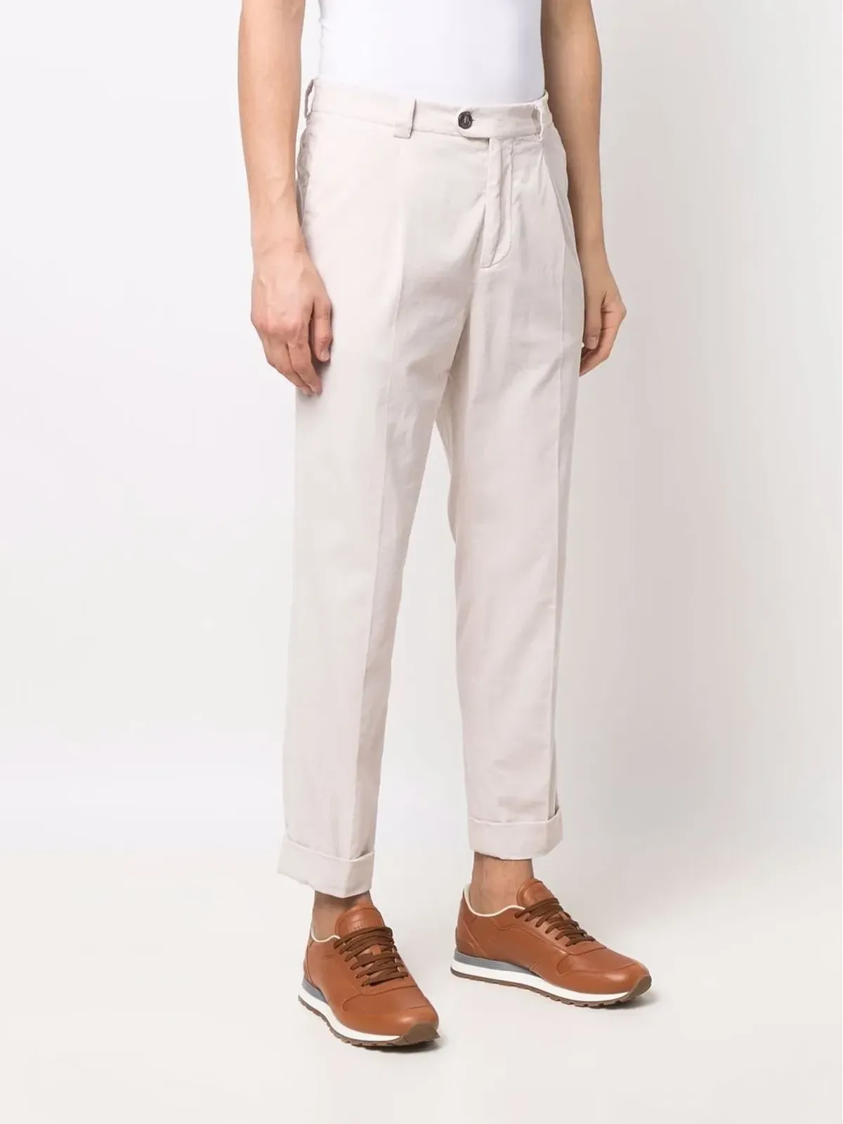 Brunello Cucinelli スリムフィット コーデュロイパンツ - 画像3