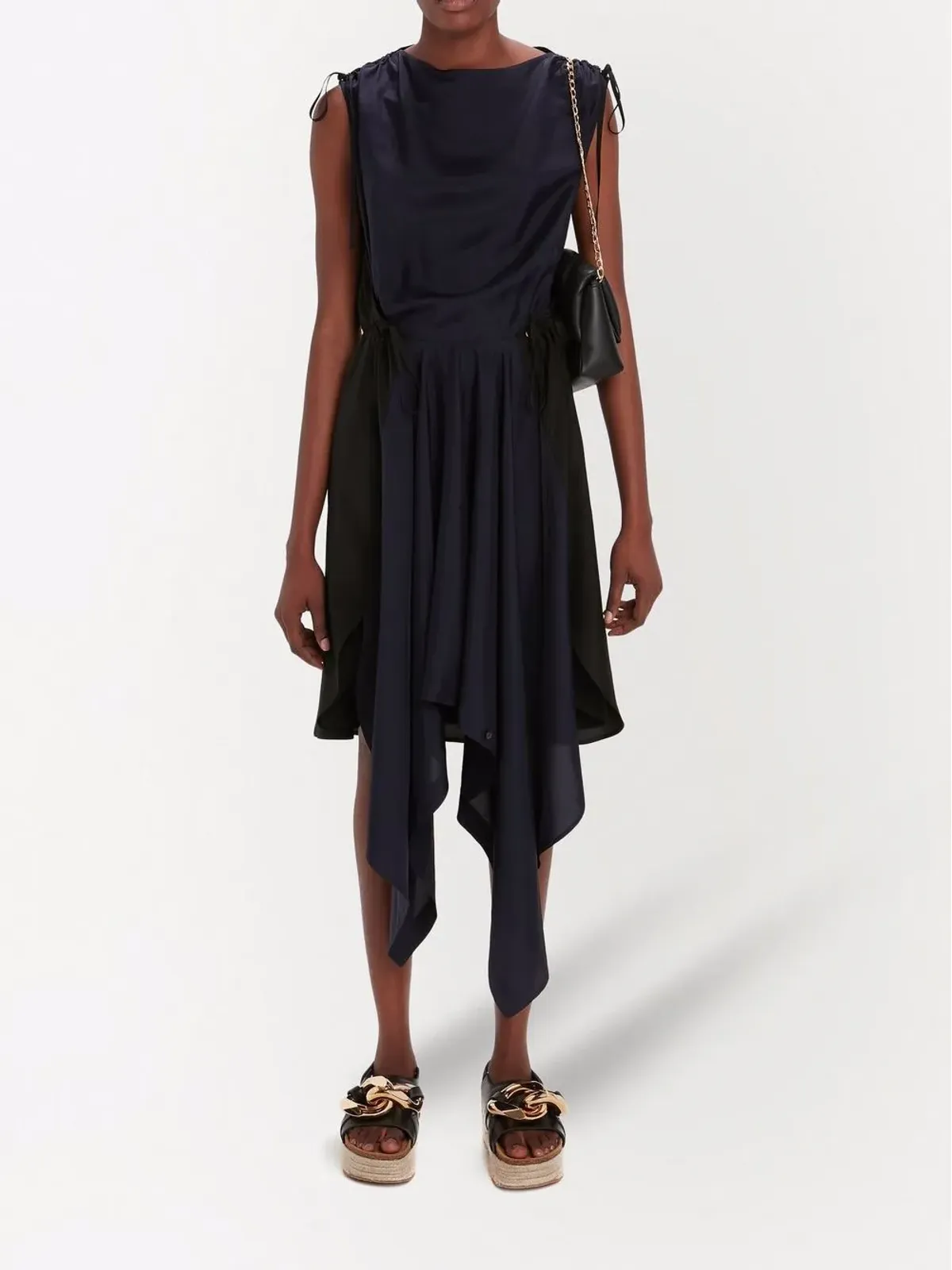 JW Anderson アシンメトリックヘム ミディドレス - 画像2