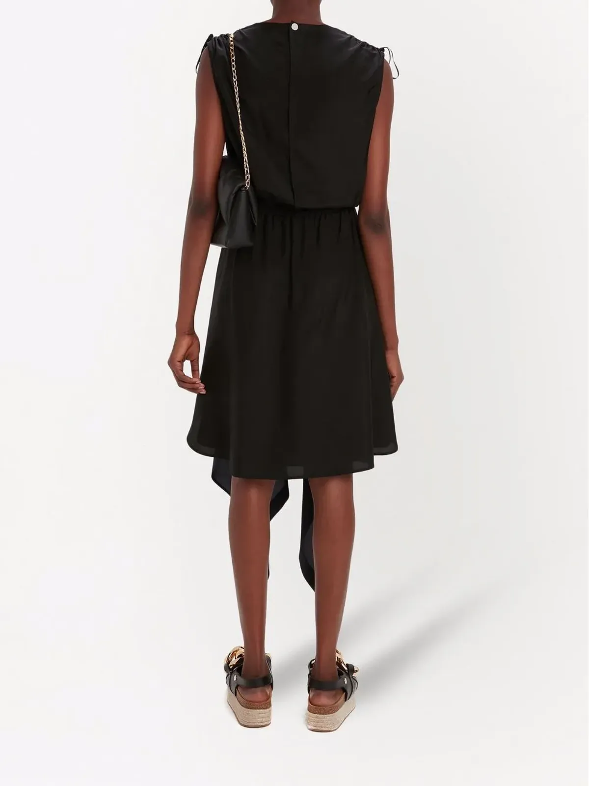 JW Anderson アシンメトリックヘム ミディドレス - 画像4