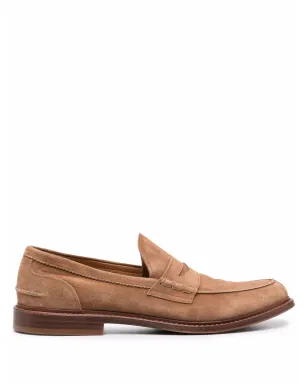 Brunello Cucinelli スエード・ペニーローファー - ブラウン - サムネイル1