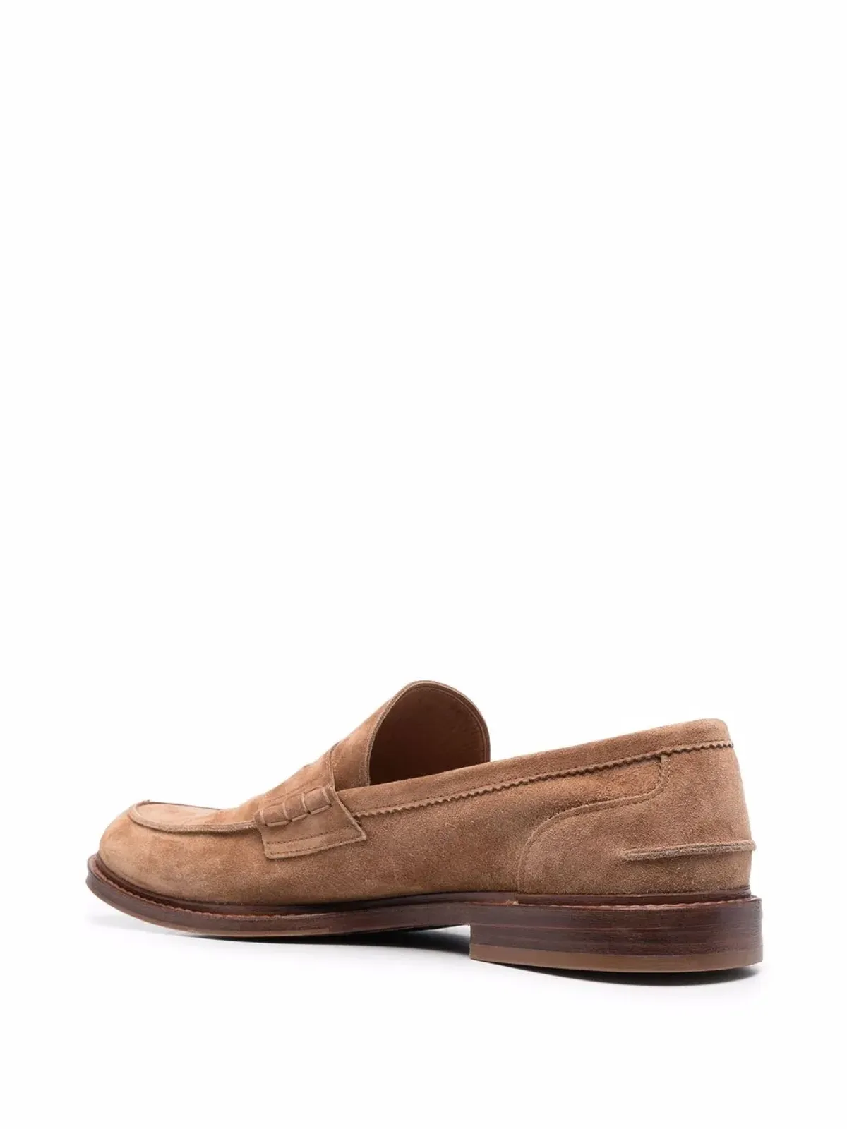 Brunello Cucinelli スエード・ペニーローファー - ブラウン - 画像3