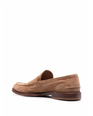 Brunello Cucinelli スエード・ペニーローファー - ブラウン - サムネイル3