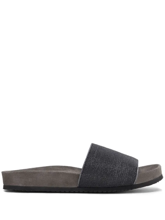 Brunello Cucinelli Brunello Cucinelli モニリ装飾レザー・サンダルの商品画像