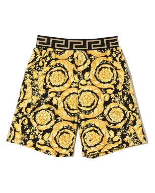 Versace Kids バロッコ キッズプリント コットンショーツ - サムネイル1