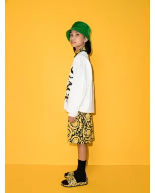 Versace Kids バロッコ キッズプリント コットンショーツ - サムネイル3