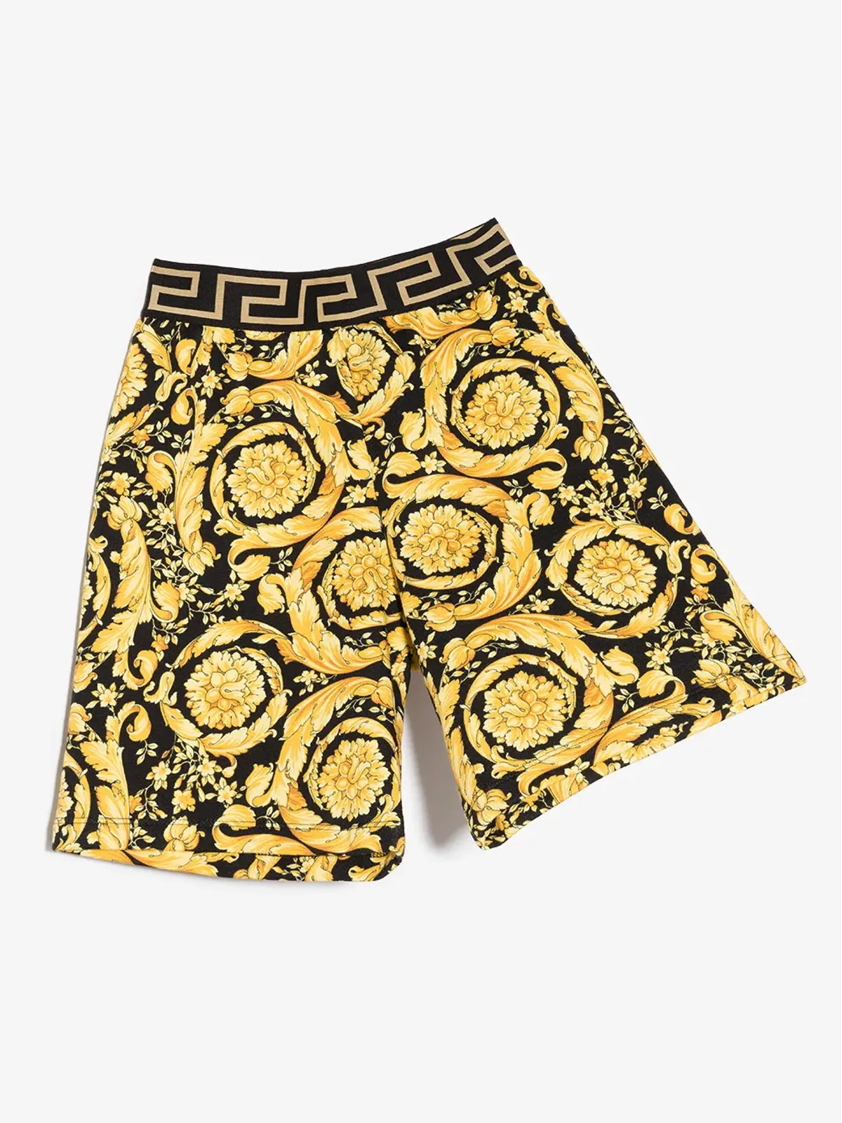 Versace Kids バロッコ キッズプリント コットンショーツ - 画像4