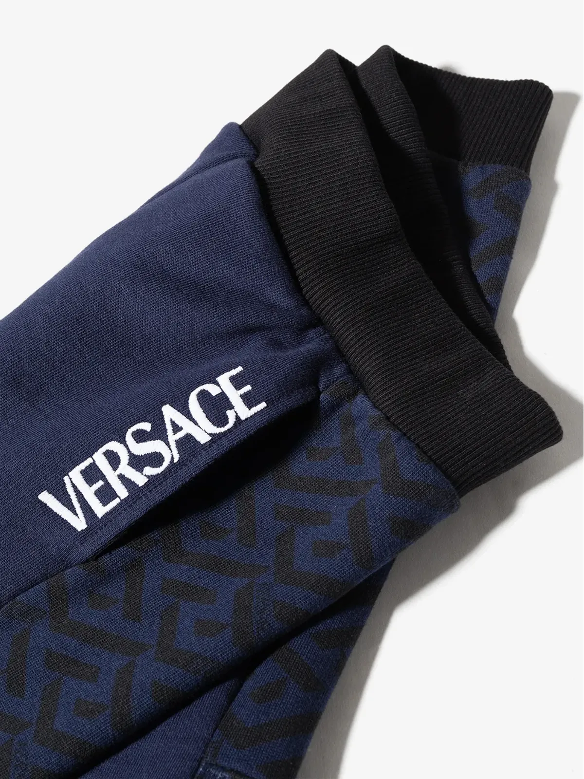 Versace Kids グレカプリント トラックパンツ - 画像3