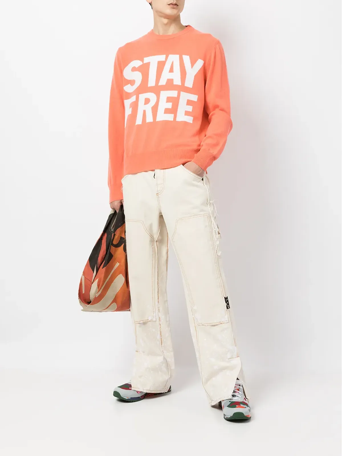 Honey Fucking Dijon Stay Free print sweatshirt - Pink - 画像2