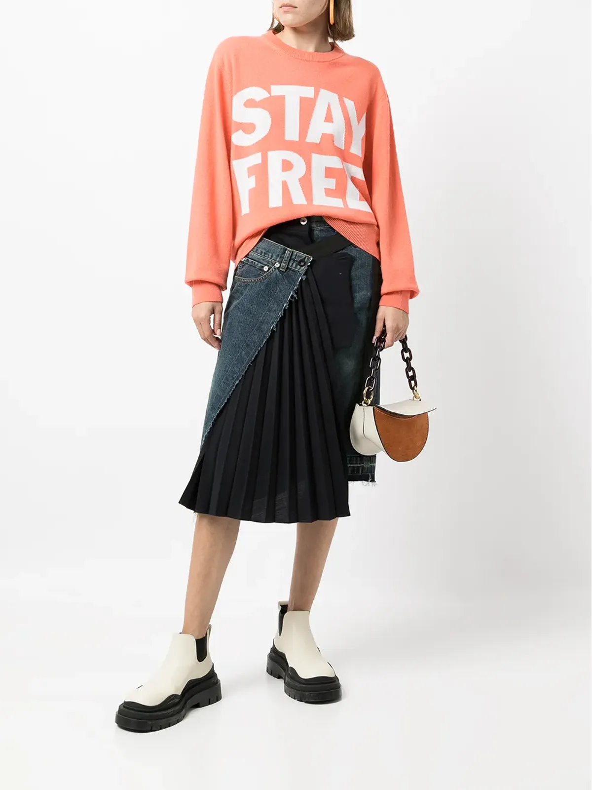 Honey Fucking Dijon Stay Free print sweatshirt - Pink - 画像3