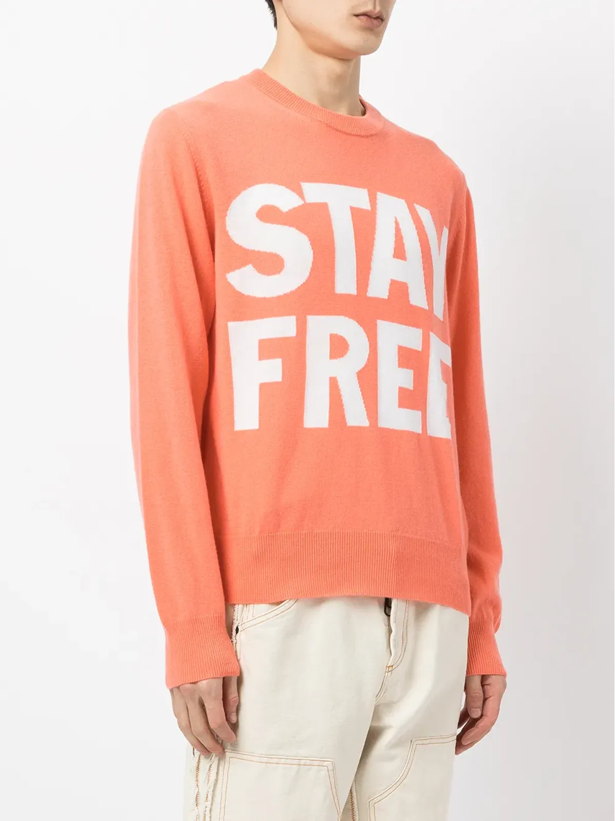 Honey Fucking Dijon Stay Free print sweatshirt - Pink - 画像4