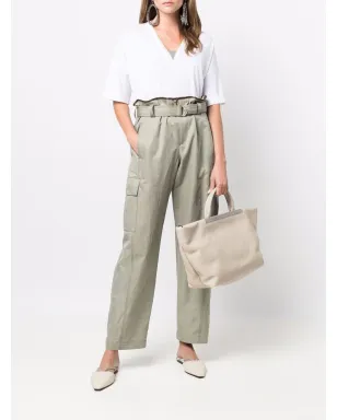 Brunello Cucinelli ペーパーバッグウエストパンツ - サムネイル2