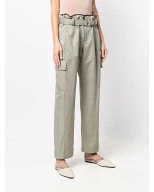 Brunello Cucinelli ペーパーバッグウエストパンツ - サムネイル3