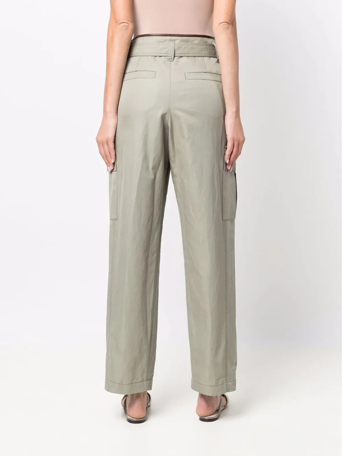 Brunello Cucinelli ペーパーバッグウエストパンツ - 画像4