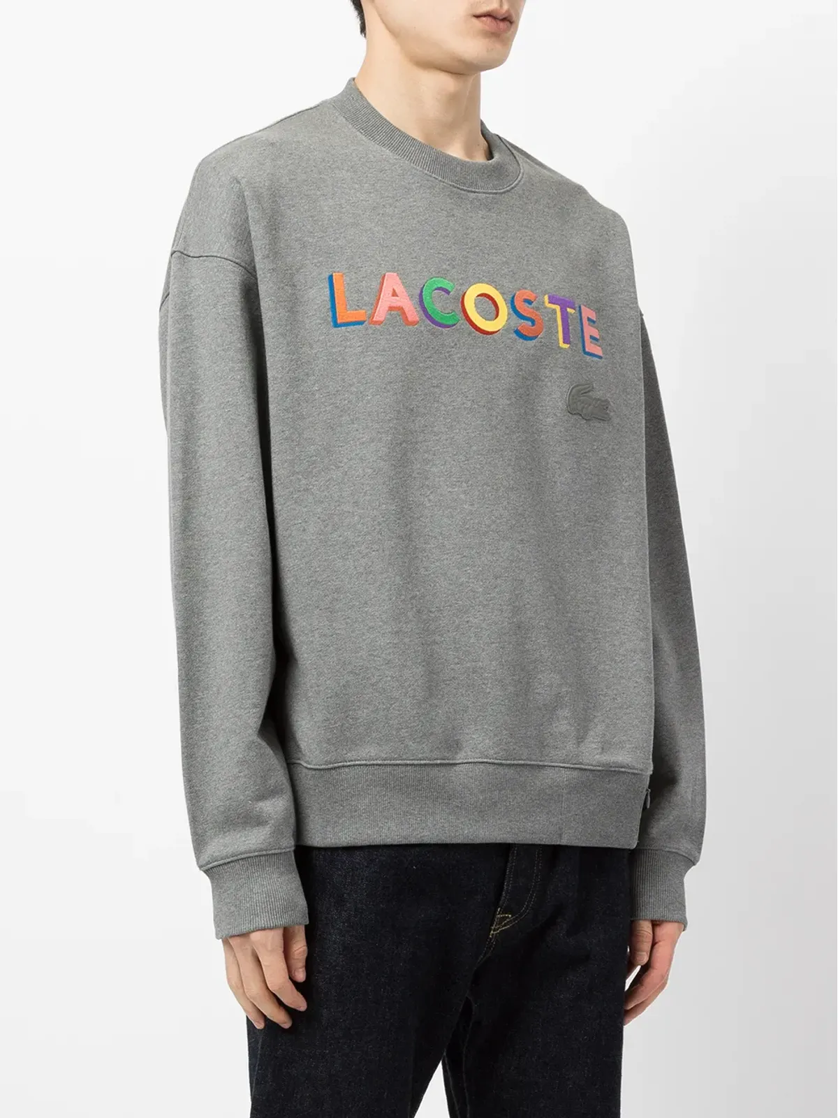 Lacoste ロゴ文字入りスウェットシャツ - 画像4