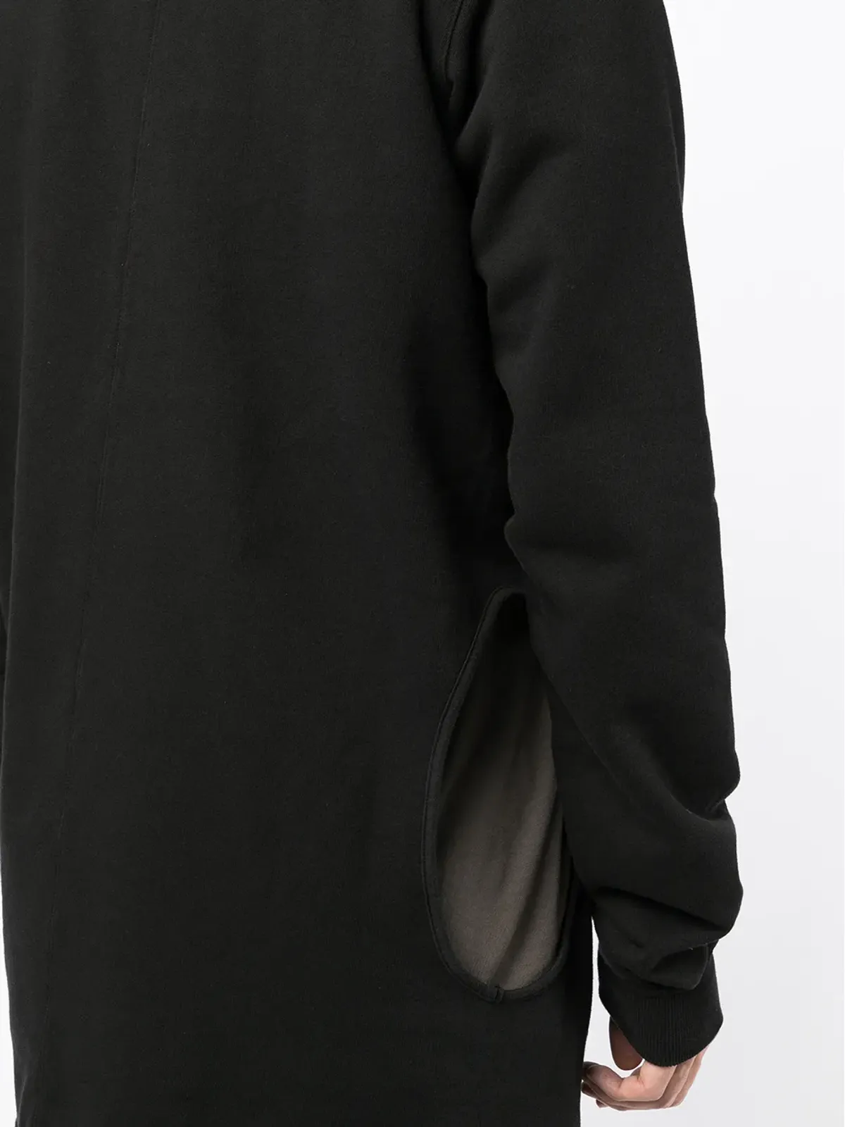 Rick Owens DRKSHDW カットアウト コットン スウェットシャツ - 画像5