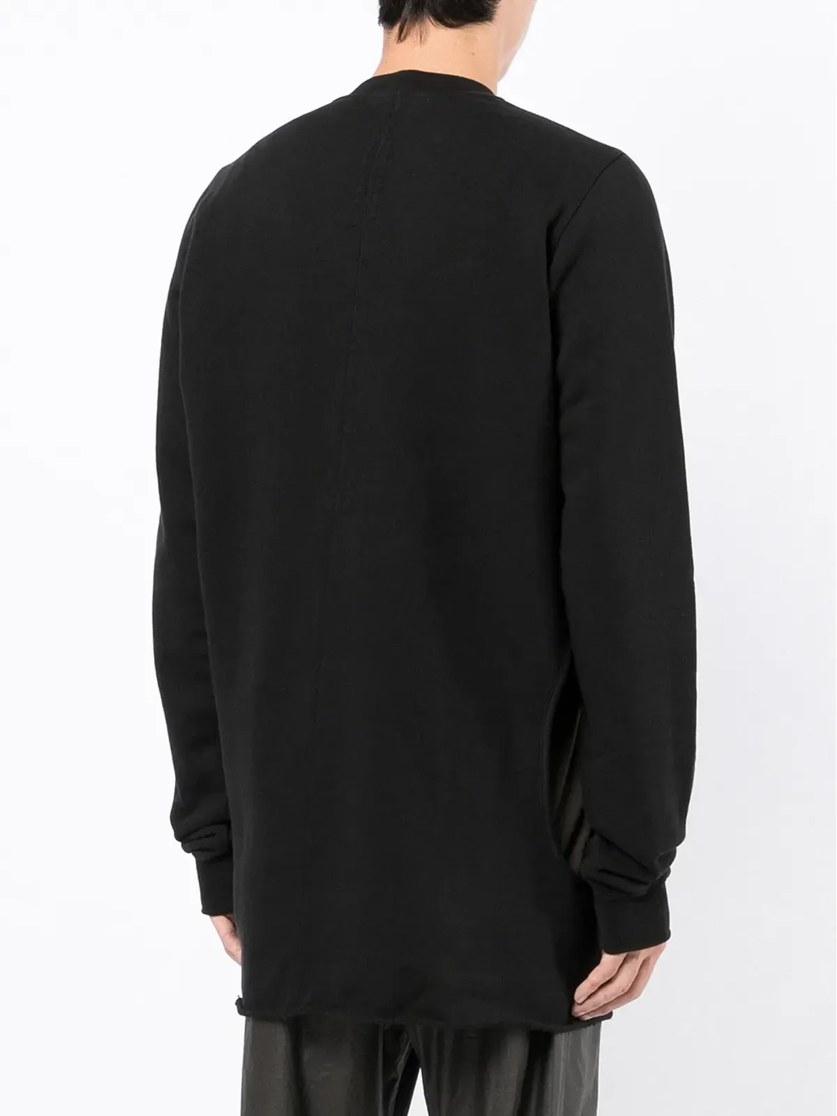 Rick Owens DRKSHDW カットアウト コットン スウェットシャツ - 画像4