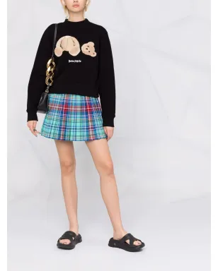 Palm Angels ベアモチーフ クロップド スウェットシャツ - サムネイル2