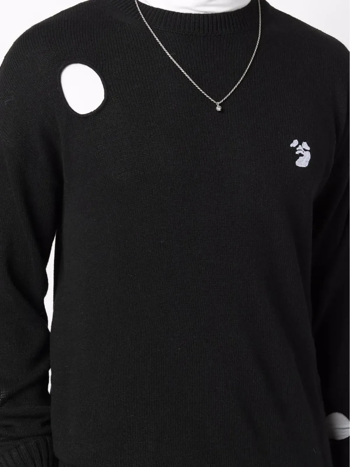 Off-White カットアウトサークルジャンパー - 画像5
