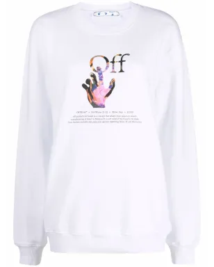 Off-White Caravaggio Hand ロゴプリント スウェットシャツ - サムネイル1