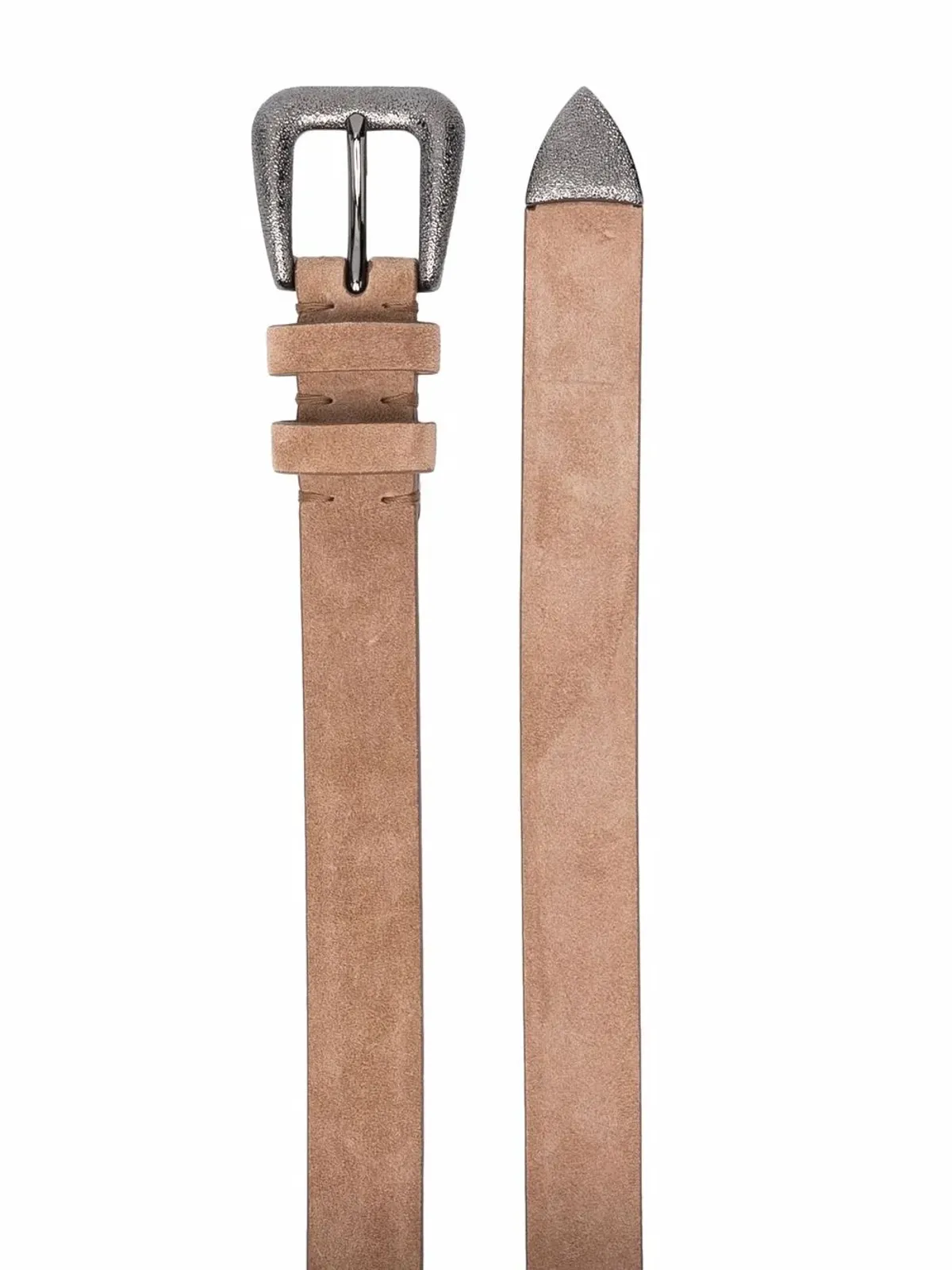 Brunello Cucinelli レザー バックルベルト - 画像2