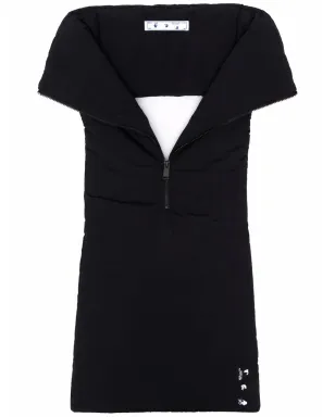 Off-White ジップアップビブスカーフ - ブラック - サムネイル1