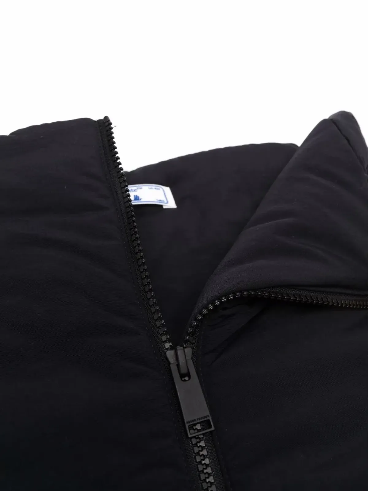 Off-White ジップアップビブスカーフ - ブラック - 画像3