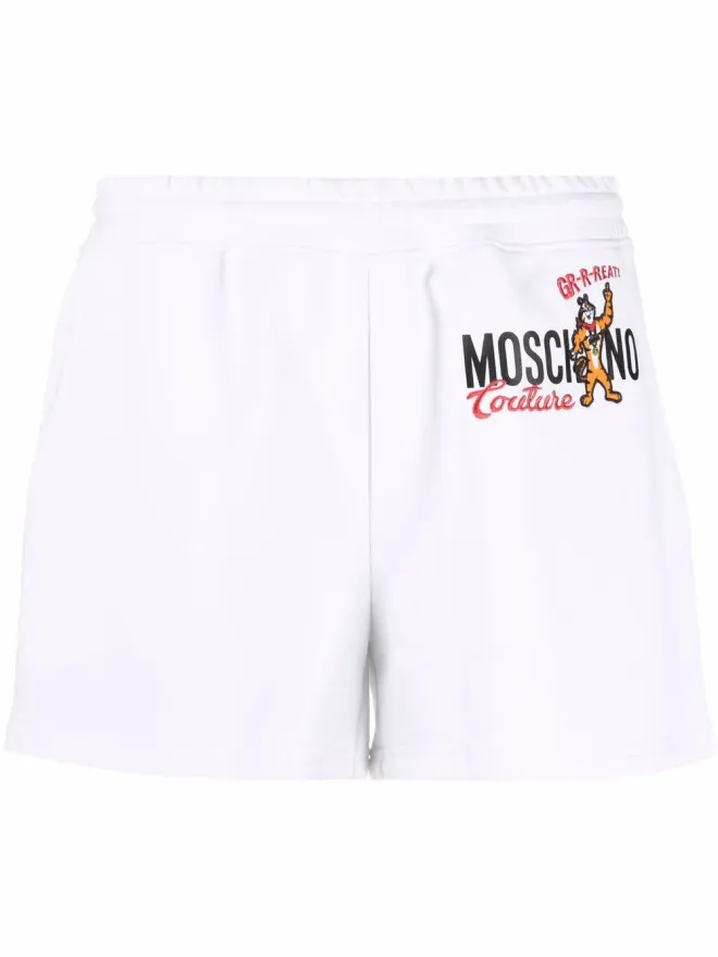 Moschino Moschino x Kellogg's ロゴプリント トラックショーツの商品画像