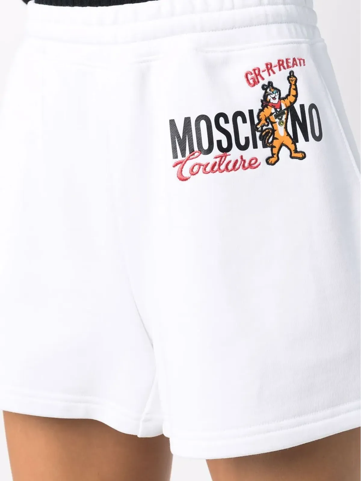 Moschino x Kellogg's ロゴプリント トラックショーツ - 画像5