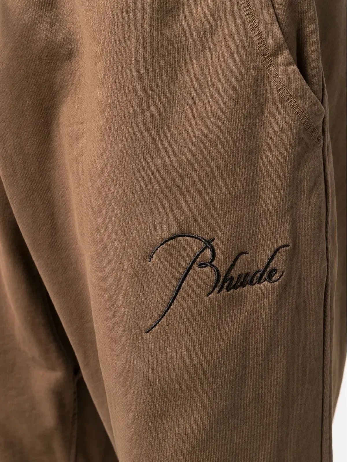 RHUDE ドローストリングウエスト トラックパンツ - Brown - 画像5