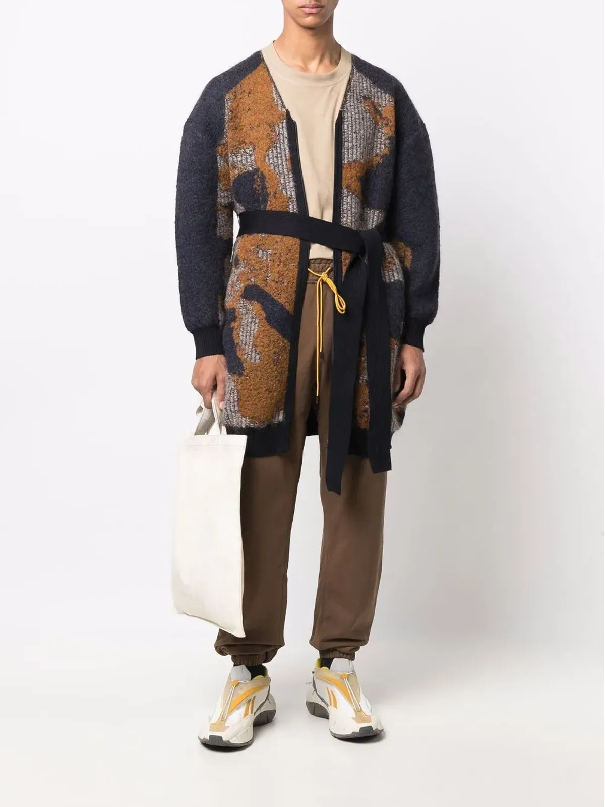 RHUDE ドローストリングウエスト トラックパンツ - Brown - 画像2
