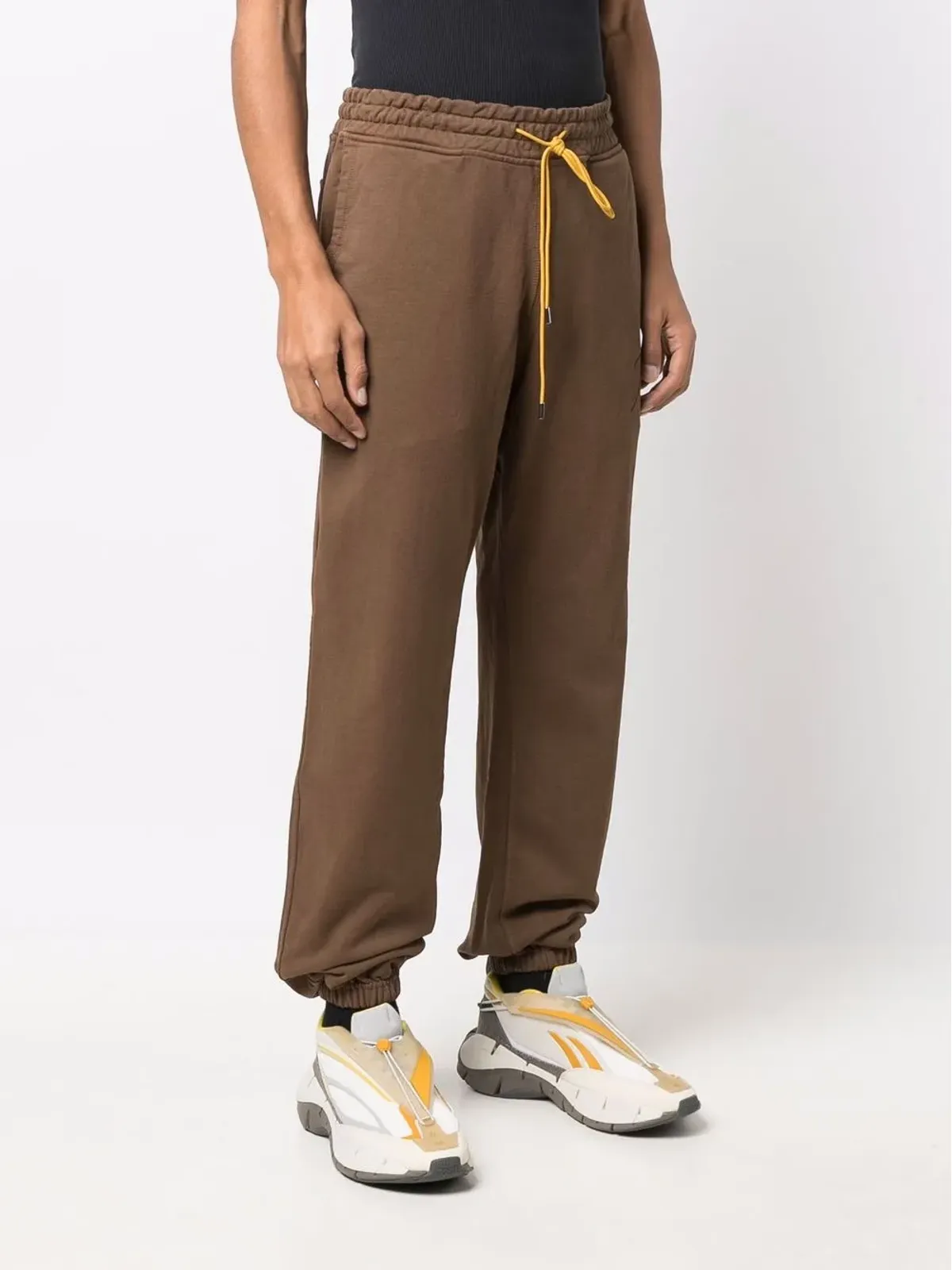 RHUDE ドローストリングウエスト トラックパンツ - Brown - 画像3
