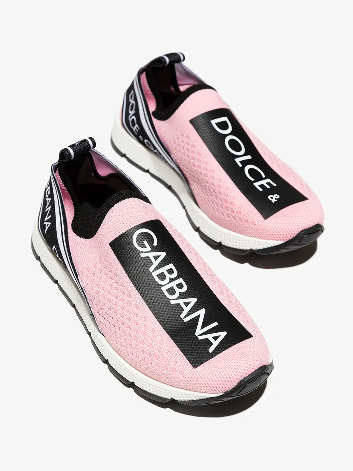 Dolce & Gabbana Kids ロゴプリント ソックスタイル スニーカー - 画像2