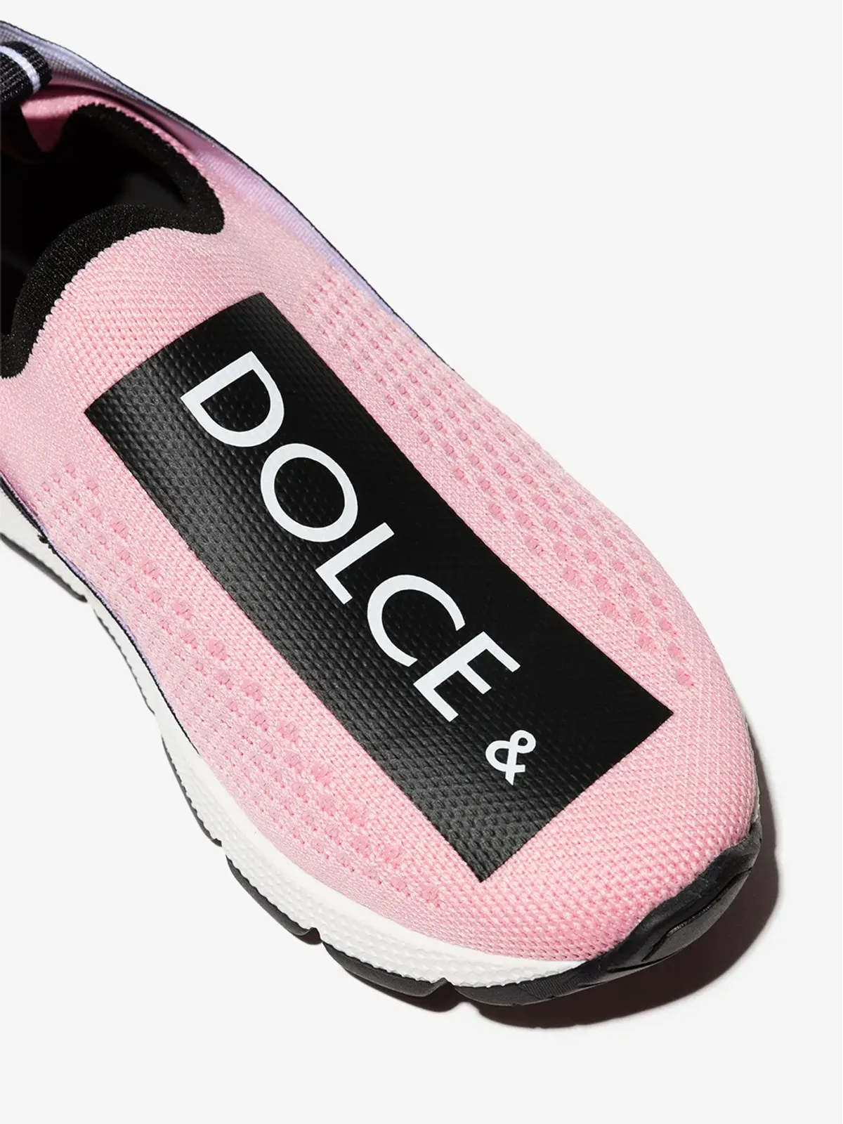 Dolce & Gabbana Kids ロゴプリント ソックスタイル スニーカー - 画像4