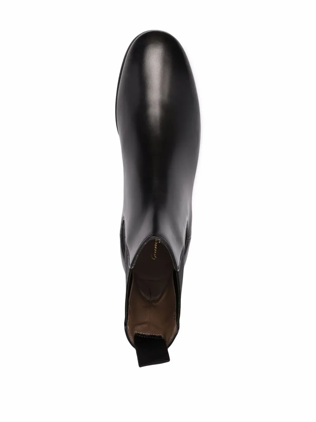 Gianvito Rossi アンクル丈レザー チェルシーブーツ ブラック - 画像4