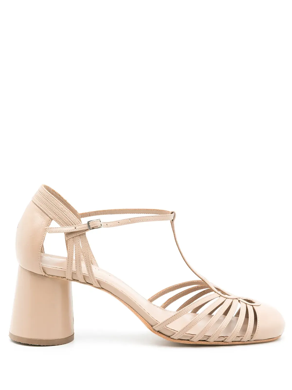 Sarah Chofakian Chamonix Leather Pumps - Neutrals - 画像1