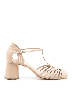 Sarah Chofakian Chamonix Leather Pumps - Neutrals - サムネイル1
