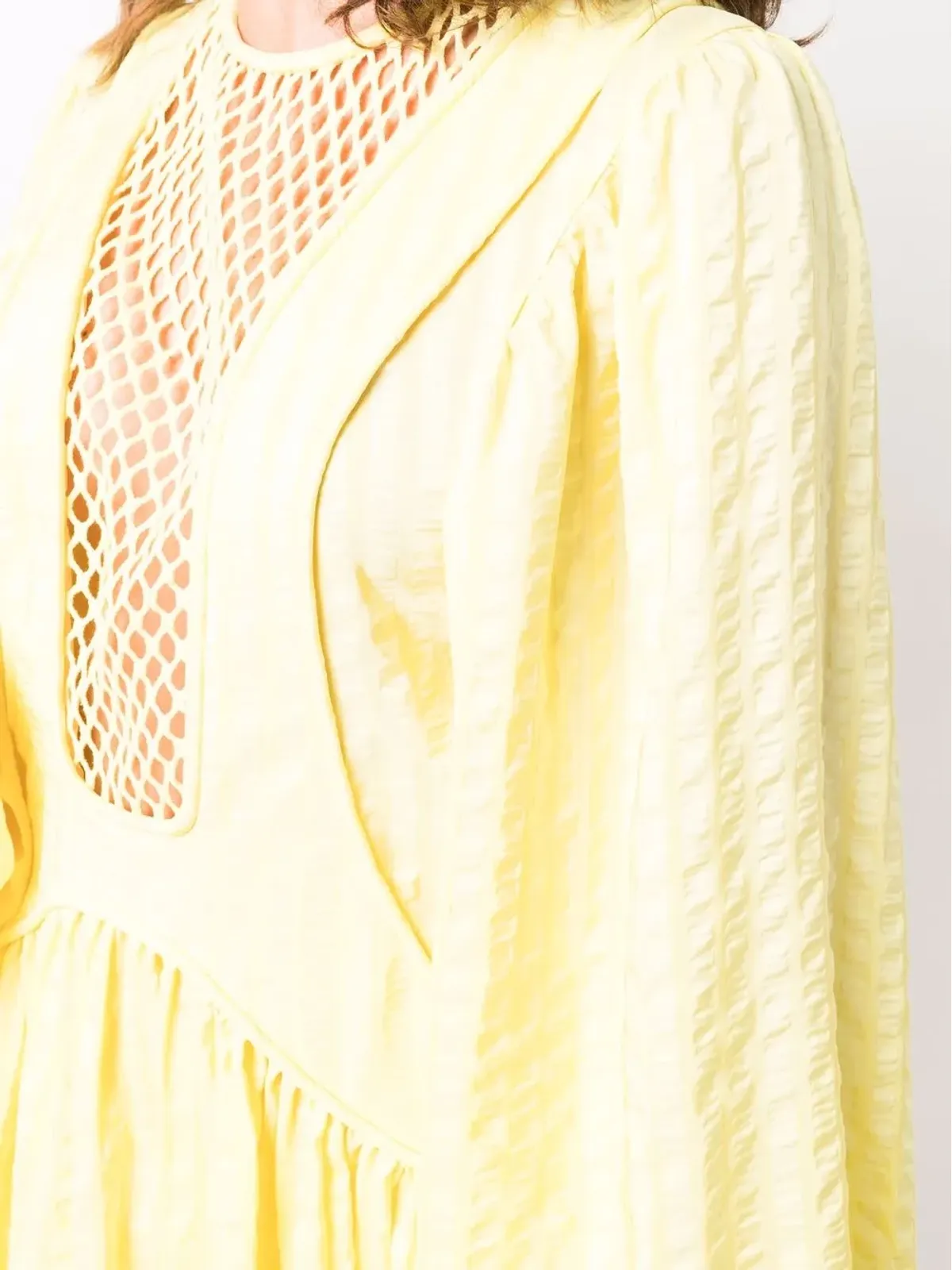Stella McCartney メッシュパネル シフトドレス - 画像5