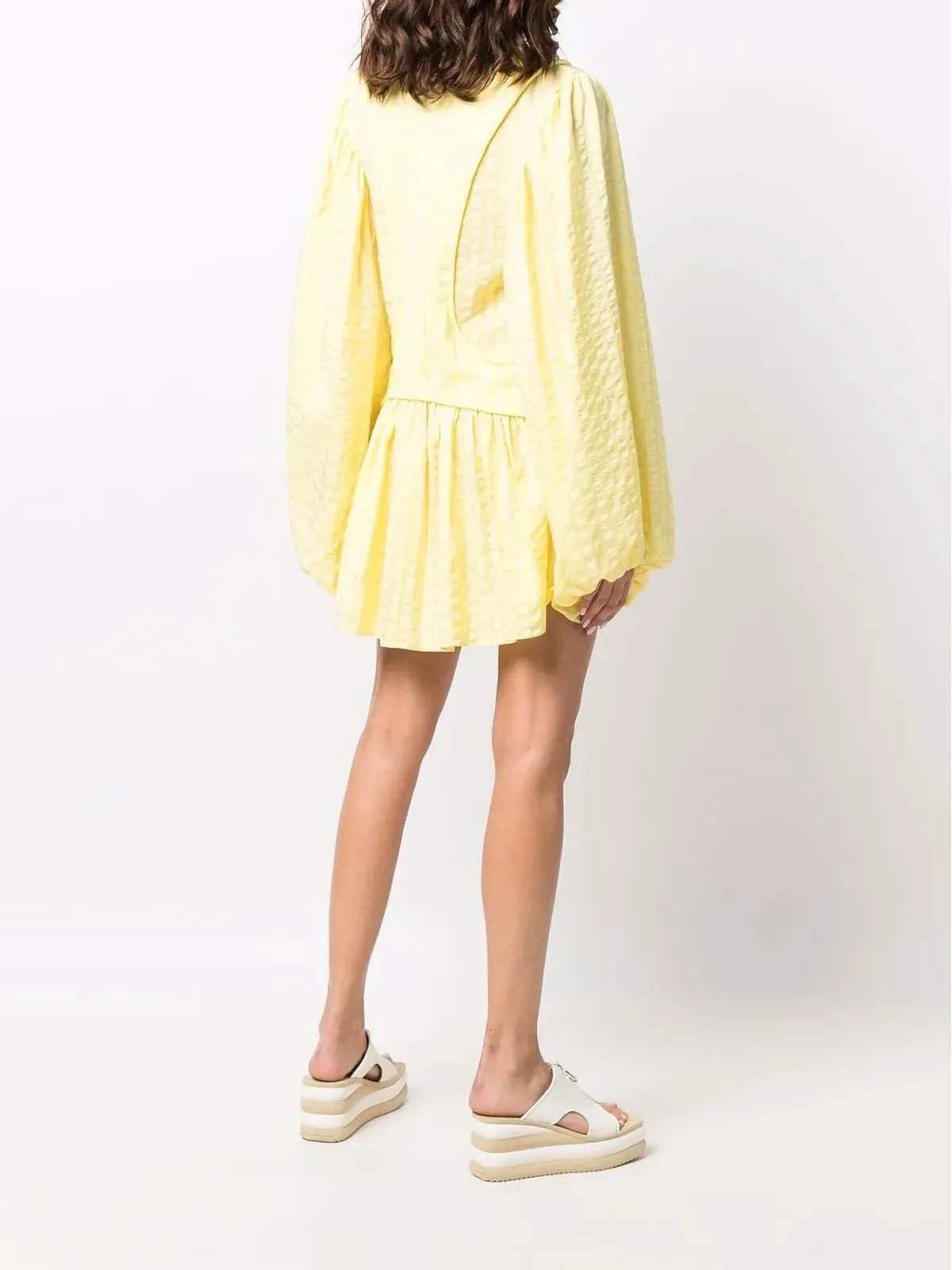 Stella McCartney メッシュパネル シフトドレス - 画像4