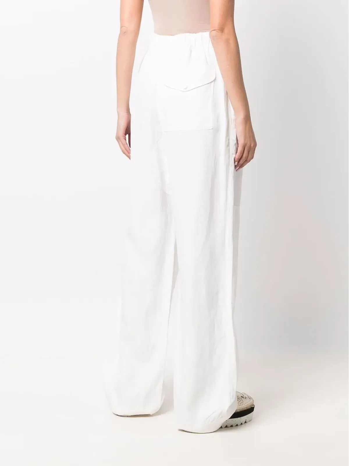Stella McCartney フラップポケット付きストレートパンツ - White - 画像4