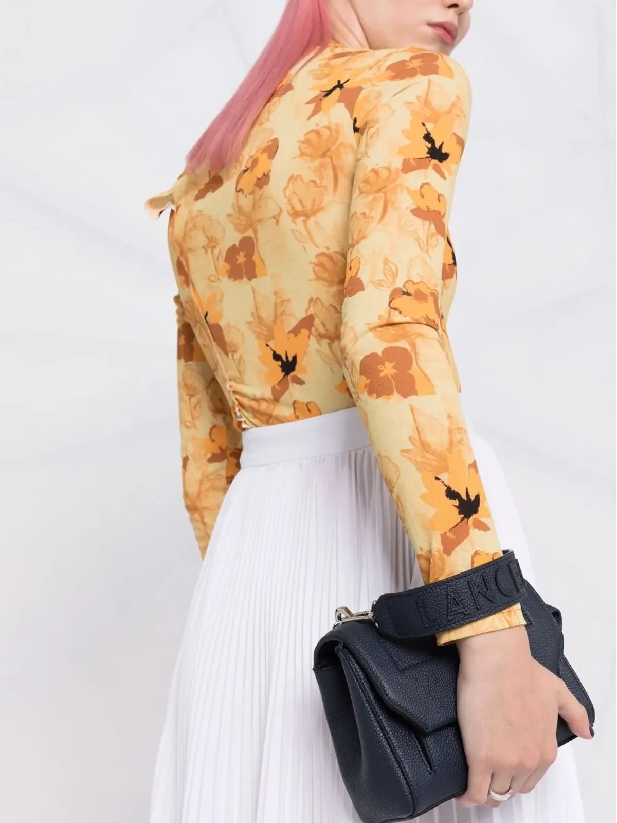 Lancel Ninon de Lancel トップハンドルショルダーバッグ - 画像3