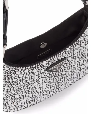 Prada クレオ クリスタル装飾ショルダーバッグ（メタリック） - サムネイル5